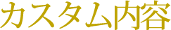 カスタム内容